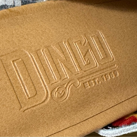 NWT Dingo Knockout Natural Gray Snake Print Suede Leather Slip On Mules Size 9 - Picture 12 of 15